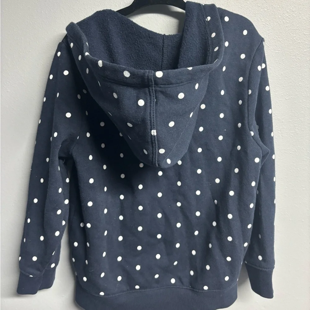 Old Navy Kids Hoodie - Dark Blue with White Dots